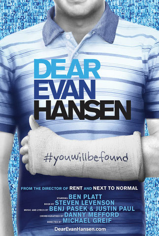 Dear Evan Hansen Musical pasek Justin Paul 