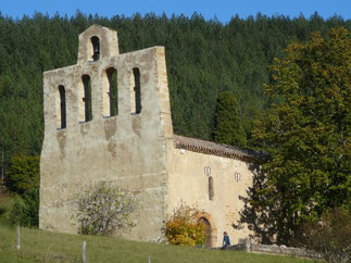 chemin du chateau Rivel randonnee pyrenees audoises