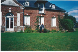 La belle maison de la ferme Frontebosc occupée aujourd'hui par l'Agriculteur Guillaume