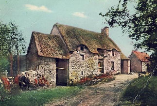 La nostalgie des demeures d'antan.  Moulin de la Coudrerie à Rethoville où naquit Marie Ravenel le 21 Août 1811 à 20h.                                                                                  