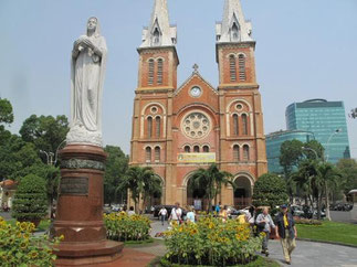 La Cathédrale Notre Dame de Saïgon.