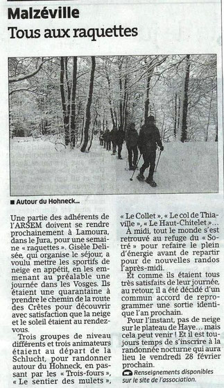 Article E.R. du dimanche 9 février 2014