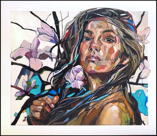 MAGNOLIA TREE 60x72cm, 40x48cm