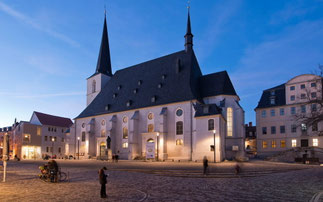 Die Herderkirche in Weimar, AUsgangspunkt des Stadtrundgangs "Weimar erleben"