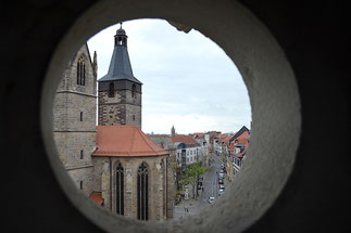 Blick auf die Kaufmannskirche (Erfurt)