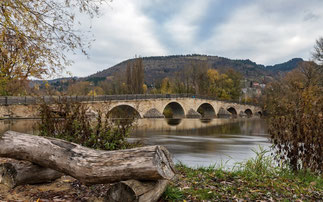 Saalebrücke in Burgau bei Jena