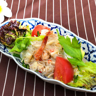 タイレストランSala 海老と春雨のスパイシーサラダ