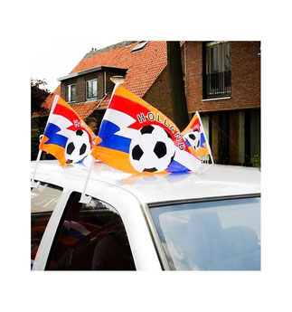 Autovlag Holland met voetbal €1,35 p.st.