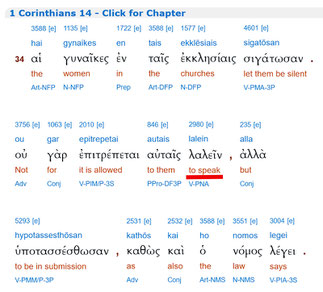 1Kor 14,23 Biblehub Übersetzung