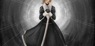 Das offizielle Wallpaper zu Band 1 Her Aria of Blood and Light von Mila Rosgeber
