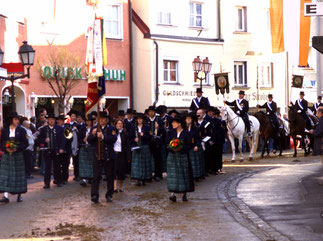 Blutritt 2011 mit MVR, Dirigentin Andrea Zeller