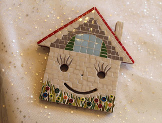 Mignonne maison 1 - Sylvie Foisel-Guigues Mosaïques - 2020