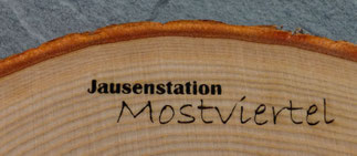 Rindenbrett Werbegeschenk
