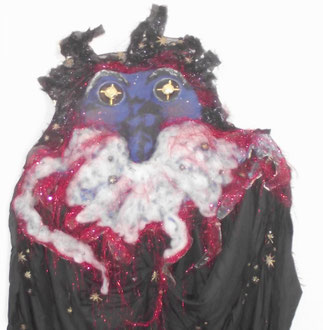 Diese Traum-Tanzmaske von mir zeigt den Orionnebel