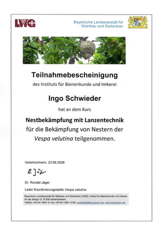 Teilnahmebestätigung Teil 3