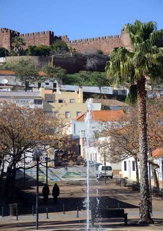 Silves mit dem größten Kastell der gesamten Algarve