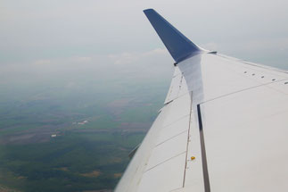 飛行機からの眺め1