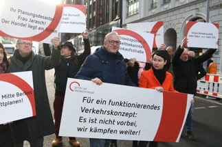 Zu sehen ist eine Demonstration