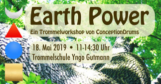 Earth Power • Trommelworkshop • 18.05.2019 • Trommelschule Yngo Gutmann, Leipzig