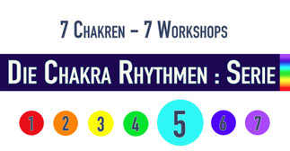 Trommelworkshop • Die Chakra Rhythmen : Serie • 5. Chakra • 17.01.2019 • Trommelschule Yngo Gutmann, Leipzig