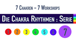 Trommelworkshop "CHakra Rhythmen : Serie" • 7. Chakra • 21.3.2019 • Trommelschule Yngo Gutmann, Leipzig