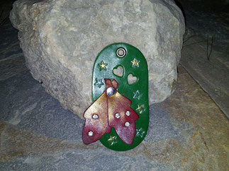 handpainted x~mas decoration for in the x~mas tree, 10 euro
