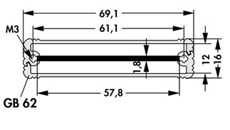 AKG-69-16 小型アルミケース Fischer Elektronik