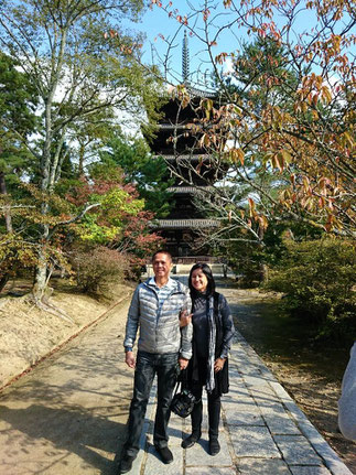 　　　　Five storied pagoda at Ninna-ji Temple