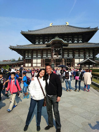 　　　　　　　　     Todai-ji Temple in Nara