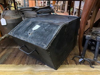 Large Black Victorian Coal Box  $275.00