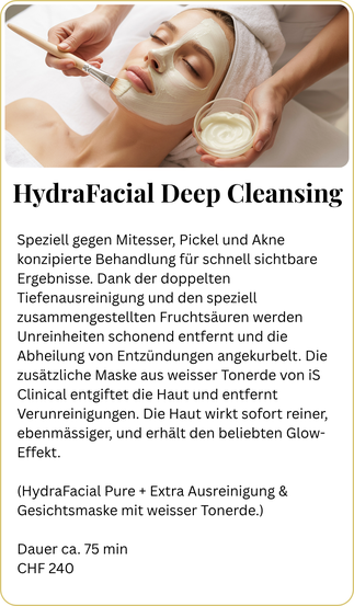 HydraFacial Zürich