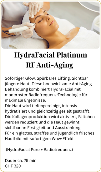 HydraFacial Zürich