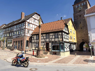 Best of Odenwald: Mit Stadtturm, Mariensäule und Fachwerkhäusern hat Buchen alles gegeben.