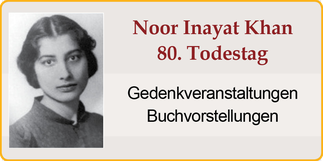 80. Todestag von Noor Inayat Khan - Gedenkveranstaltungen und Buchvorstellungen