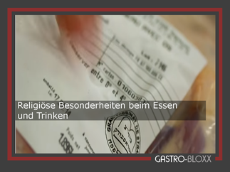 religiöse Besonderheiten beim Essen und Trinken