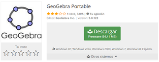 Versión portable. Clic para descargar.