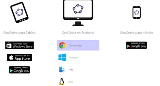 web oficial https://www.geogebra.org/download