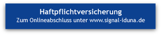 Button: Zum Onlineabschluss Haftpflichtversicherung unter www.signal-iduna.de - Bezirksdirektion Homfeldt, Hamburg Rahlstedt