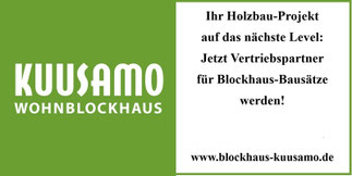 Exklusiv & nachhaltig: Werden Sie Vertriebspartner für hochwertige finnische Wohnblockhäuser! Blockhausbausätze für individuelle Blockhäuser als Wohnhaus oder Gewerbe.