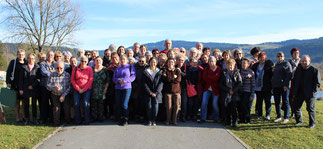 Les participants au stage