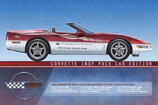 Corvette Réplique INDY 500 Pace Car 1995
