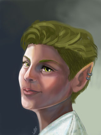 vb art, digital art, portrait, elf, digital tips, digital, Photoshop 