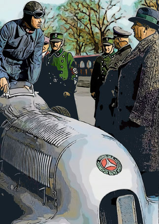 Mercedes W25 (Alfred Neubauer & Rudolf Caracciola)