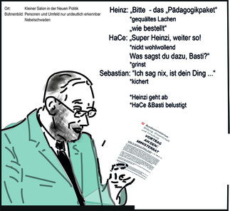 Faßmann übergibt die Ministerratsvortrag an Kurz und Starche Bild:spa