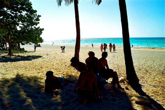 Erholungspause am Strand von Valadero