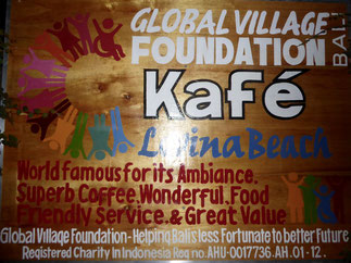 Bild: Global Village Foundation auf Bali: Kafé in Lovina