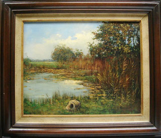 Schilderij Landschap Genemuiden