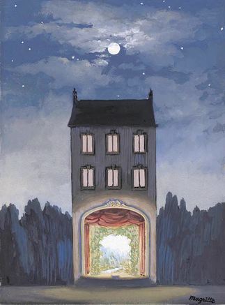 ꧁ René Magritte, La Maison, 1947 ꧂  