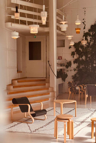 Im Studio von Alvar Aalto