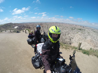 On the rim of the Badlands